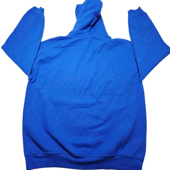 XXXTentacion Hoodie Mens Medium Blue Graphic Pullover Rap Hip Hop Sweatshirt - Picture 2 of 5